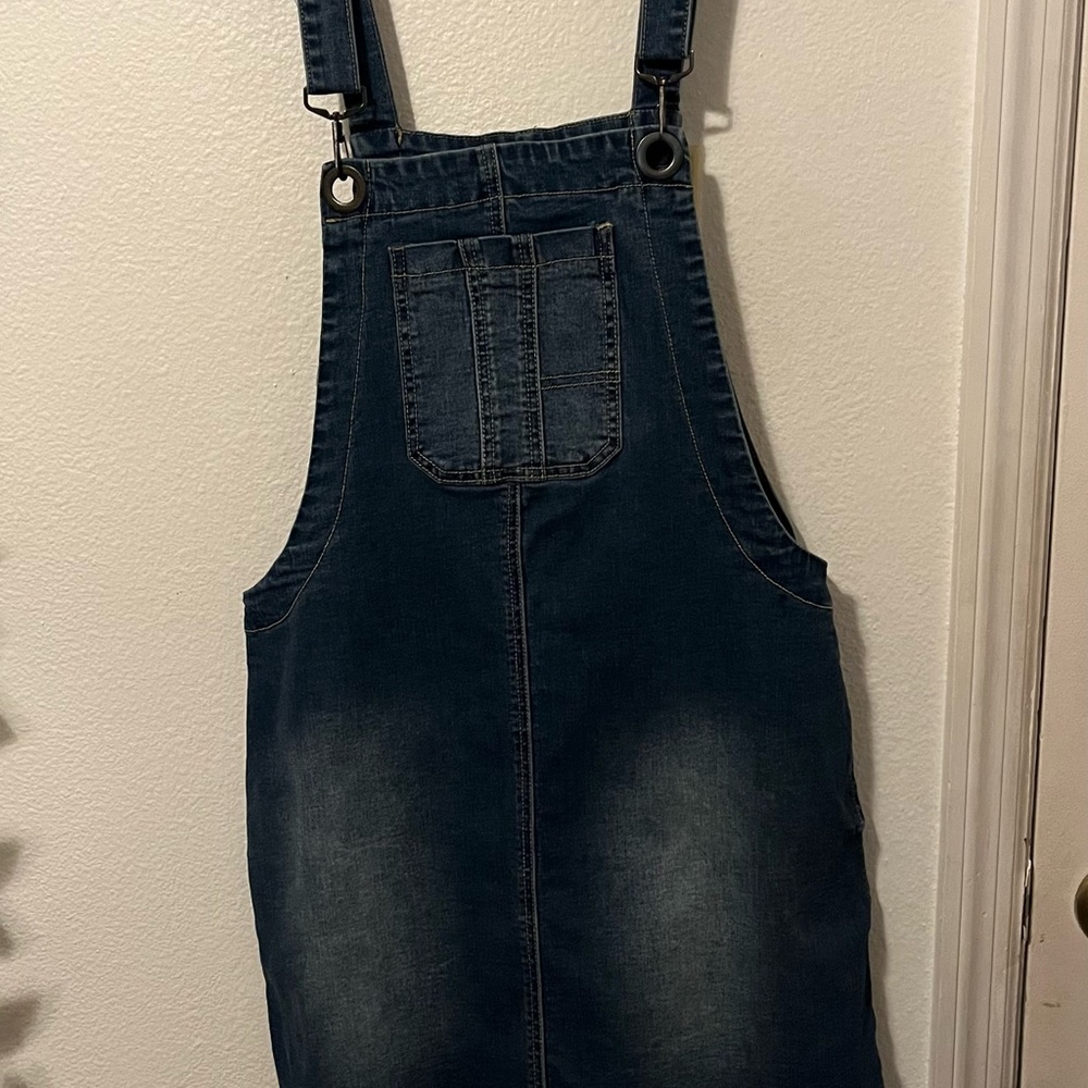 Denim Overall Dress